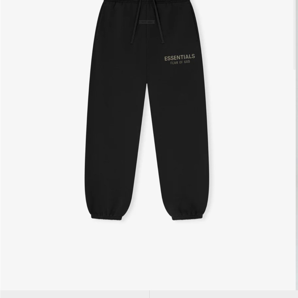 Fear of God Essentials Black Joggers